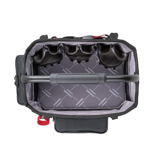 Husky Build-Out Heavy Duty Contractors 14 In. Tool Tote Box Rugged Build Out 14″
