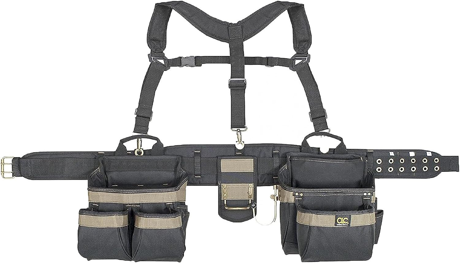 CLC 1614 20 Pocket, Heavy Duty Framers 5 Piece Comfortlift Combo Tool Belt Syst