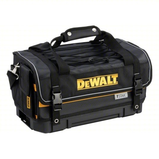 DEWALT TSTAK Tool Bag, 16-inch Durable Tote with Tool Organizer and Hard Bottom