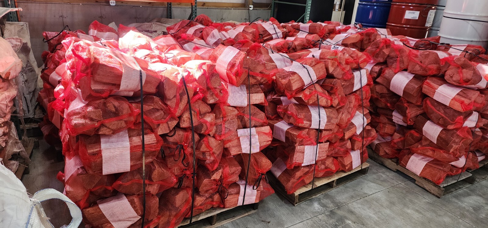 100pcs Firewood Bags MESH FIREWOOD BAGS .75 CUBIC FOOT FREE SHIPPING