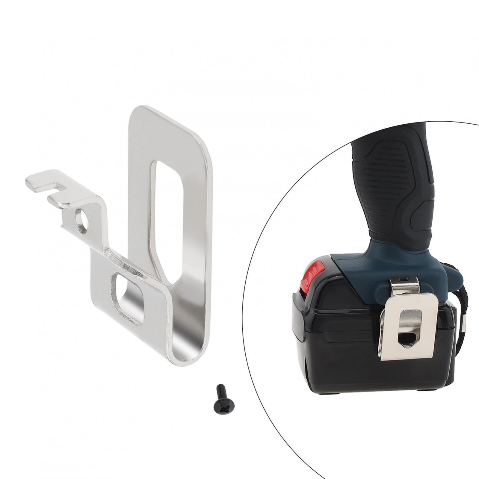 6pcs Electric Drill Belt Clip Replacement Hooks Clips Fit for Impact Drills US