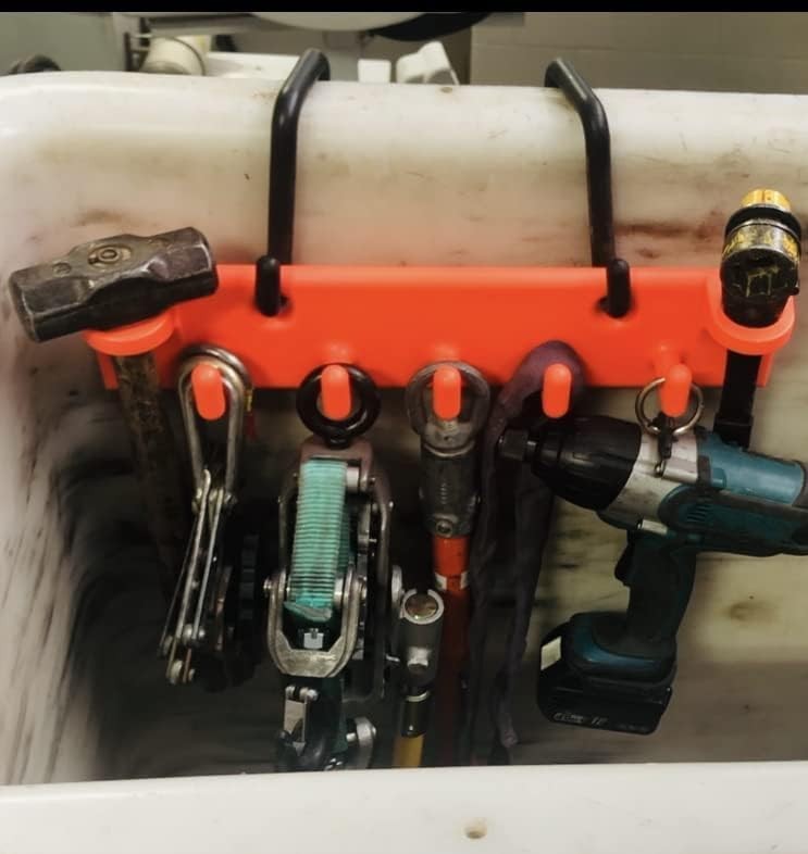 The Big Rack Bucket Truck Tool Organizer and Lineman Tool Board (Bucket Hooks…