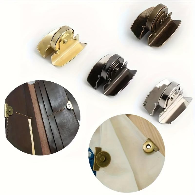 8Pcs Magnetic Snap Button Set Bag Closure Hidden Seamless Buckle Accessories