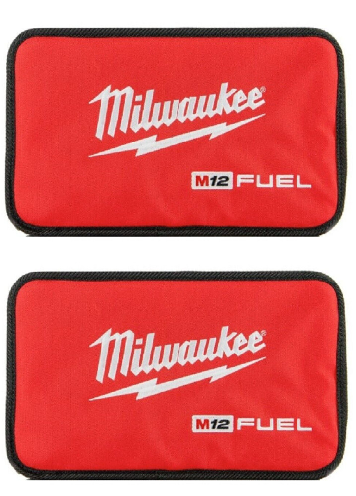 2NEW Milwaukee FUEL Logo 14” M12 Zipper Contractor Soft Case Tote Empty Tool Bag