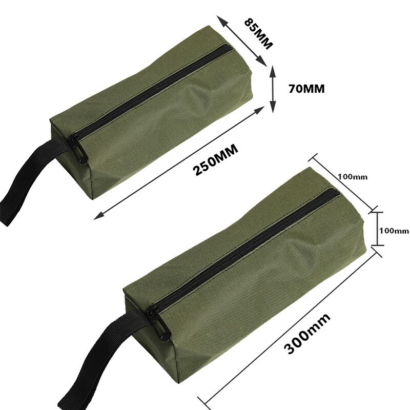 Zipper Tool Bag Firm Organize Storage Small Parts Hand Tool Plumber Electrician