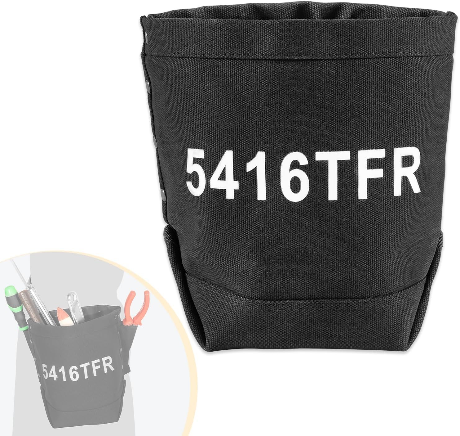 5416 Tools Bag Flame Resistant Canvas Bolt Bag with Double Reinforced Bottom