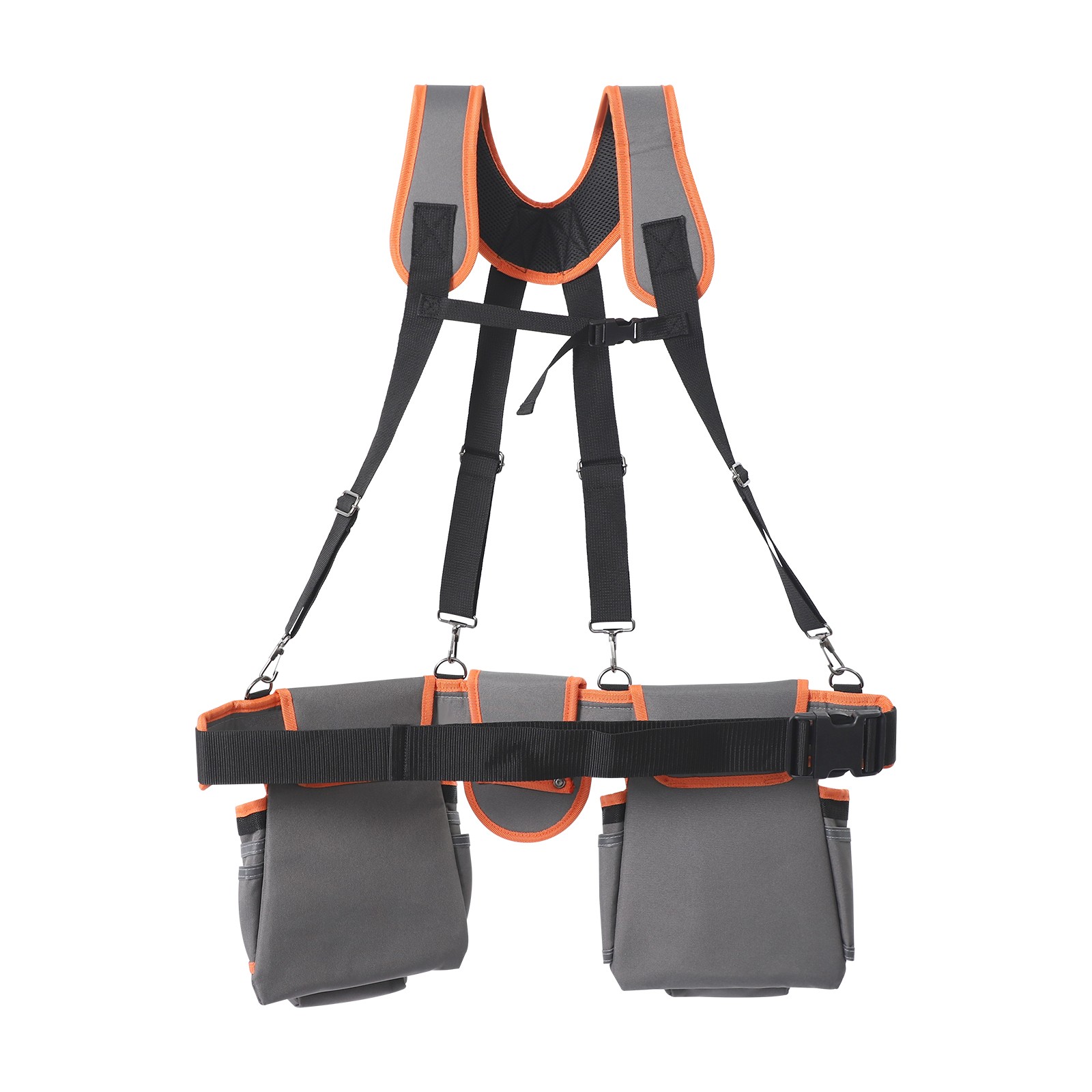 Tool Belt Tool Bag Multifunctional Waist-Mount Electrician Tool Bag w/Suspenders