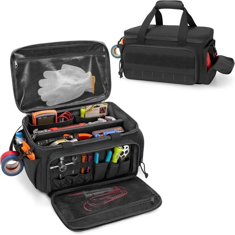 14″Durable Heavy Duty Durable Portable Tool Storage Bag Organizer,Large capacity