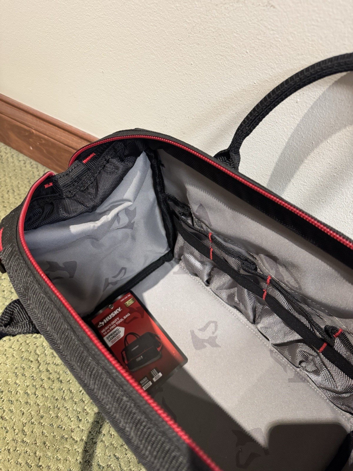 Husky Heavy-Duty 14 in. Pro Tool Utility Bag