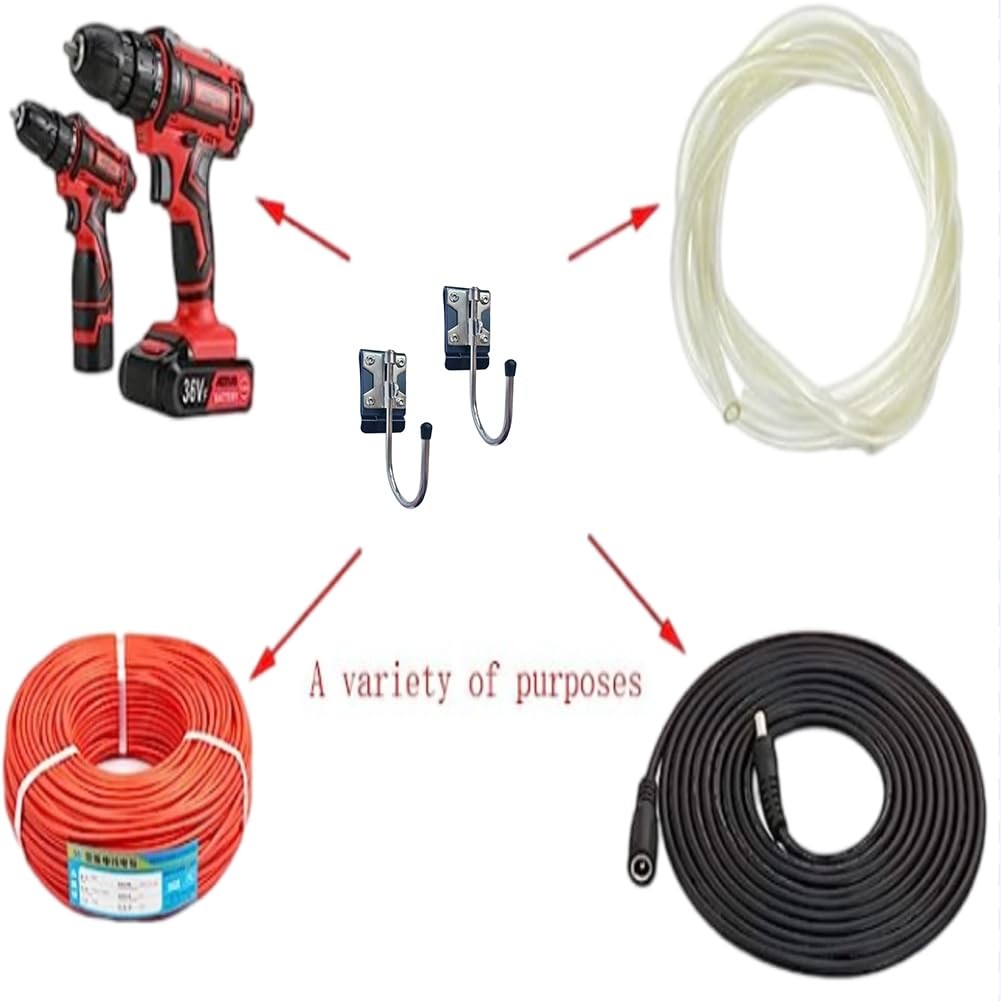 2 PCS Drill Holder Belt Tool Hook Holster Suitable for Tools Wires Pipes Heavy