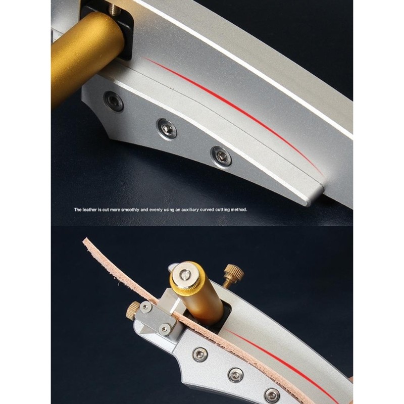 Excellent Metal Leather Slicing Device Adjustable To 6.5 Mm Heavy Fabrics
