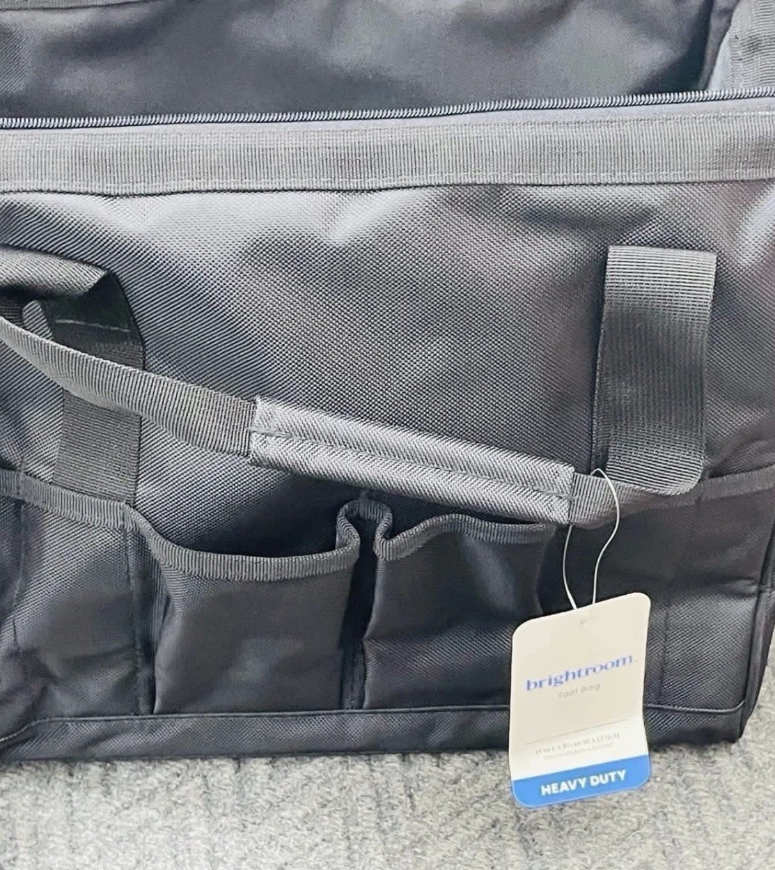 New Brightroom Heavy Duty Tool Bag Removable Carry Strap Black Utility Storage