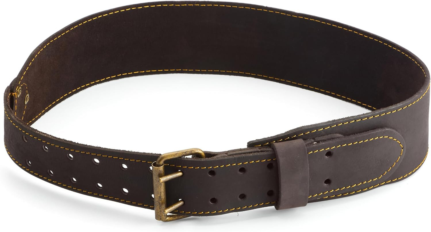 Pro XL 3 Inch Wide Leather Tool Belt made of Full Grain Oil-Tanned Leather – Too