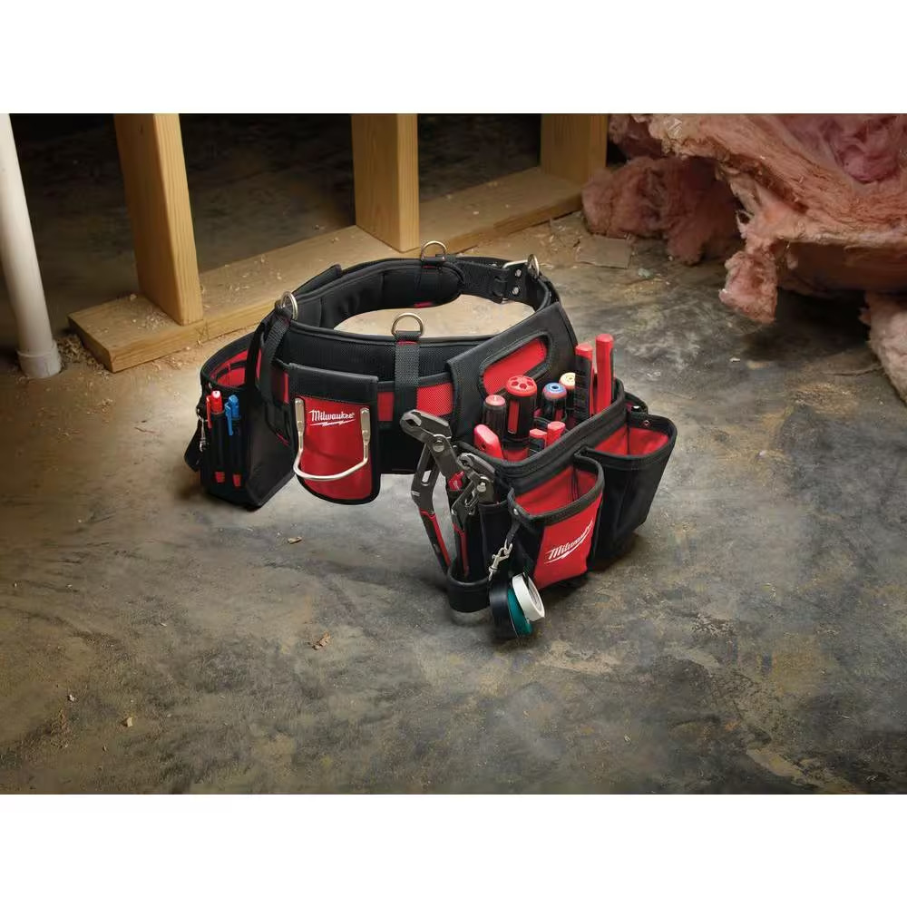 Electrician’S Work Waist Tool Belt and 1000-Volt Insulated Screwdriver Set (10-P