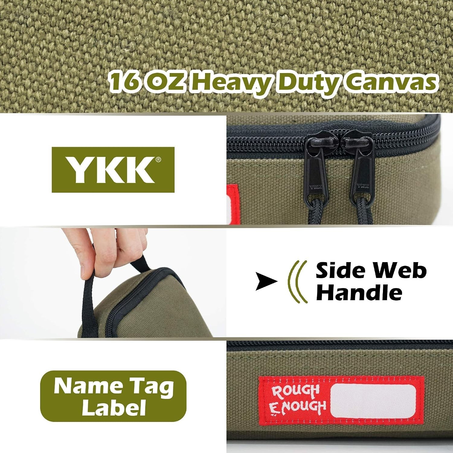 Rough Enough Small Tool Bag Pouch Organizer