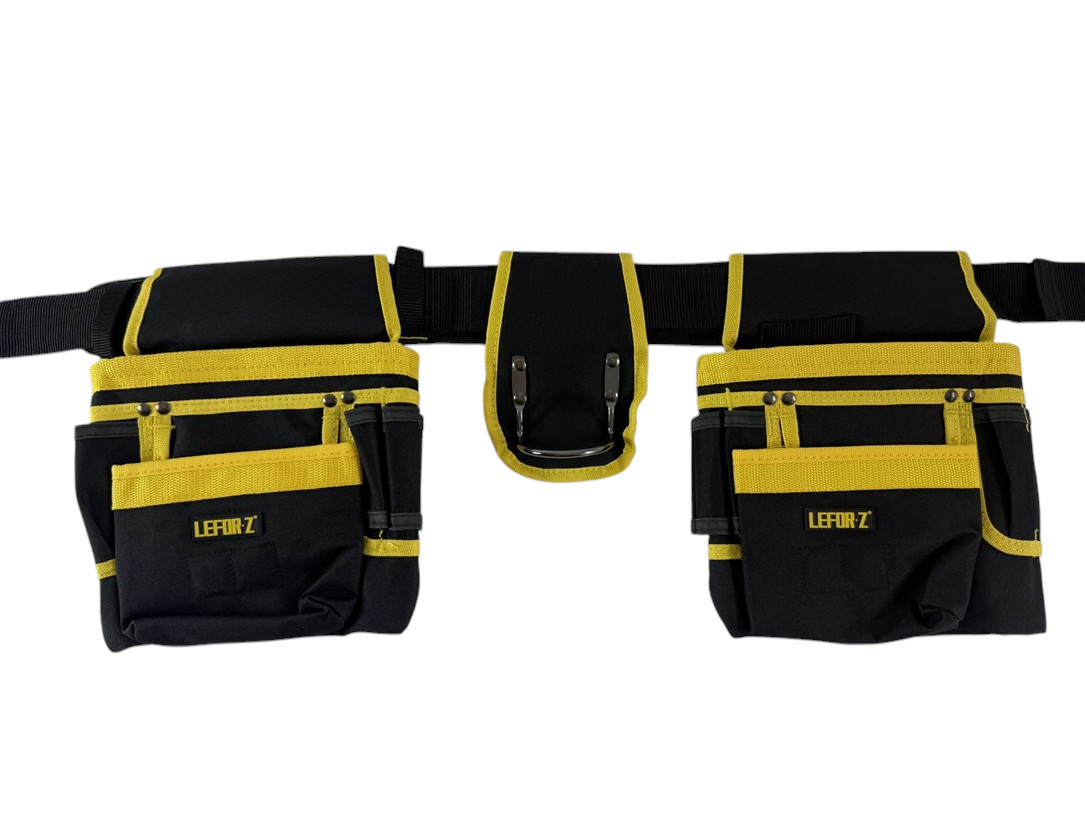 Lefor-Z NEW Pro 11 Pocket General Construction Work Tool Belt Rig Apron Pouch