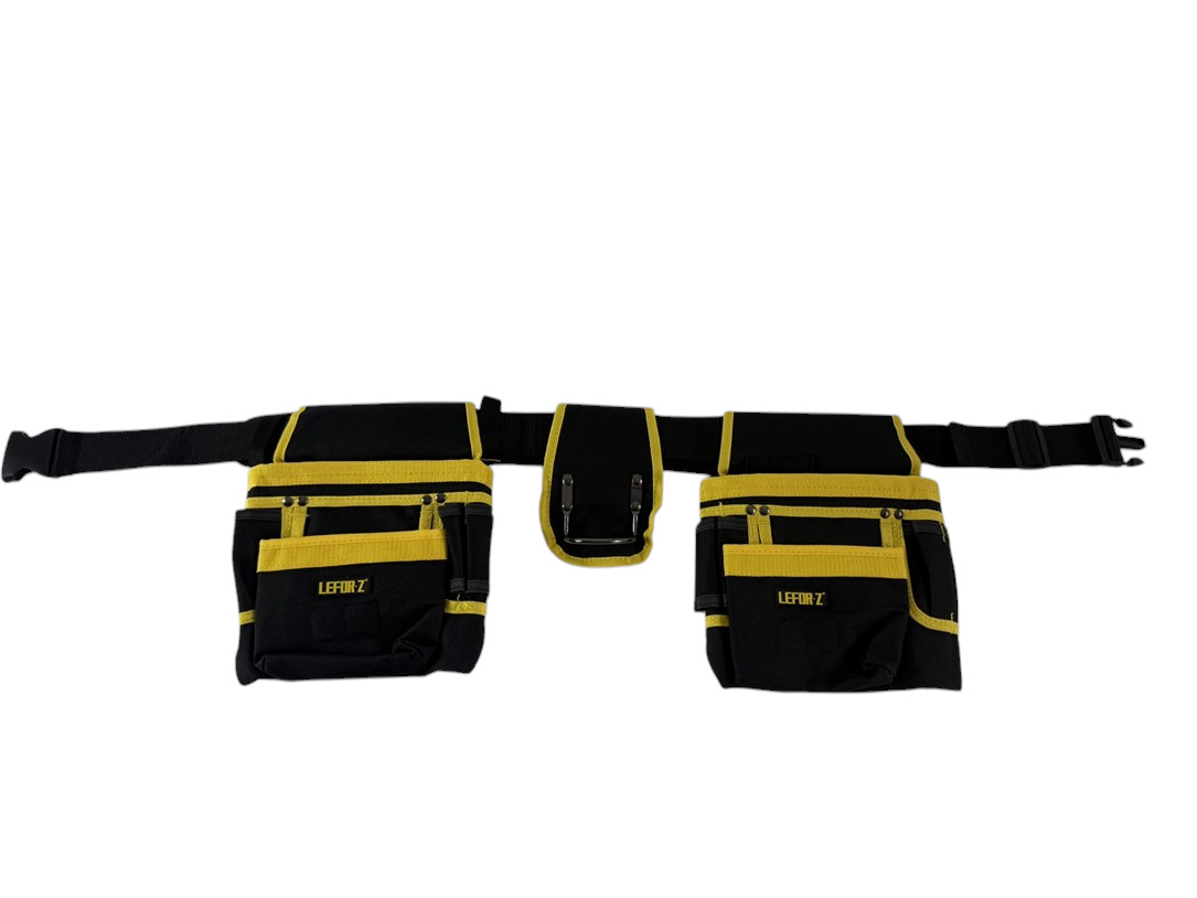 Lefor-Z NEW Pro 11 Pocket General Construction Work Tool Belt Rig Apron Pouch