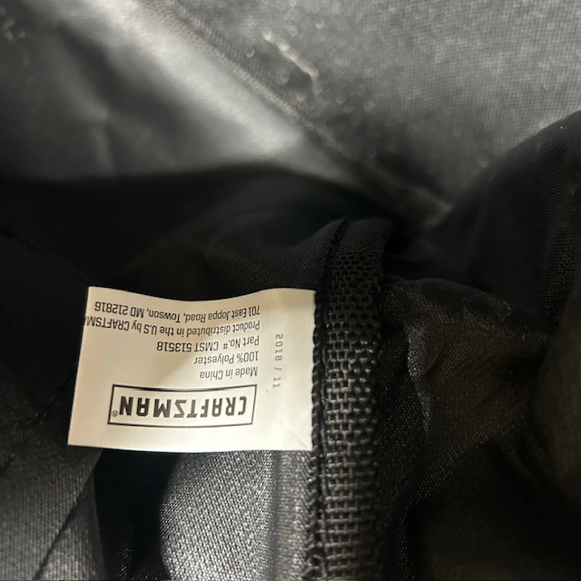 Craftsman 13″ Large Mouth Pockets Durable Tool Bag – Part # cmst 513518