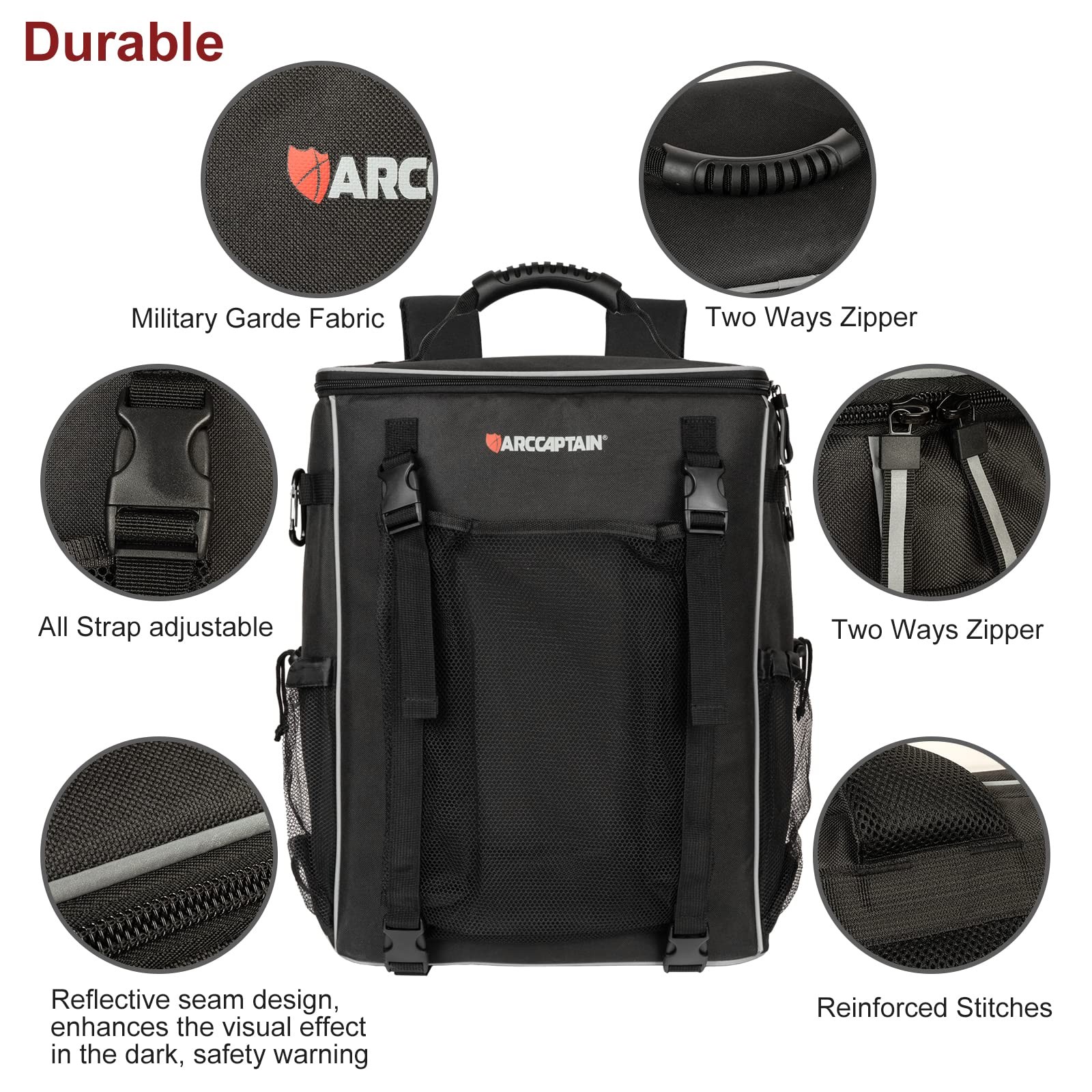 Welding Tools Backpack Large Capacity Tactical Welding Helmet Tool Bag Hiking La