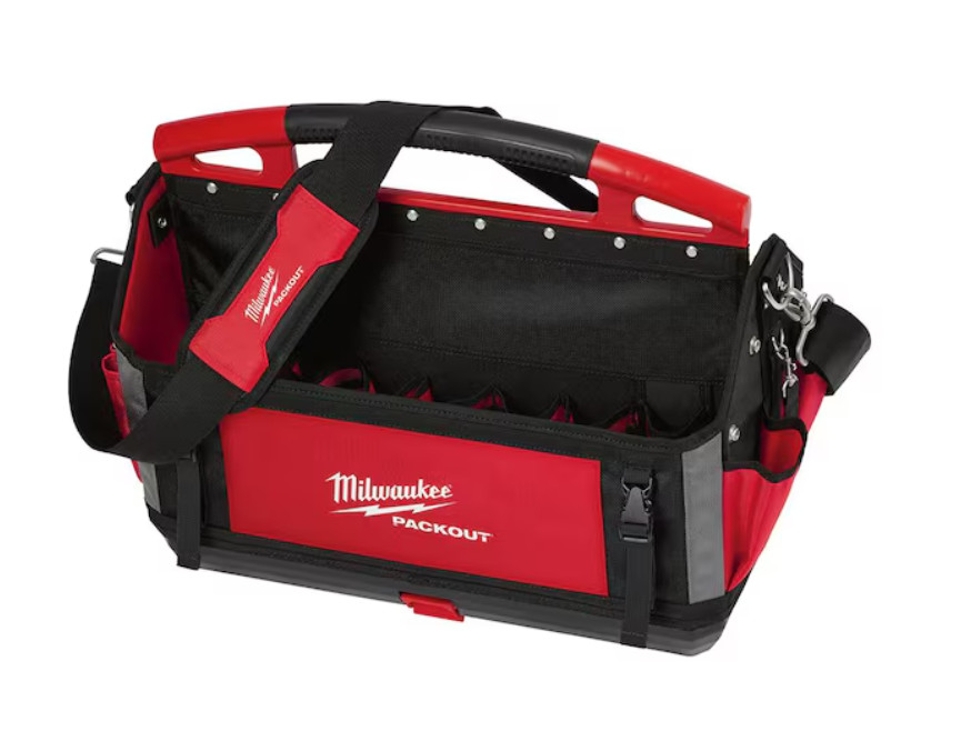 Milwaukee 20 in. PACKOUT Tote w/ Padded Shoulder Strap | 48-22-8320 | Pack of 1