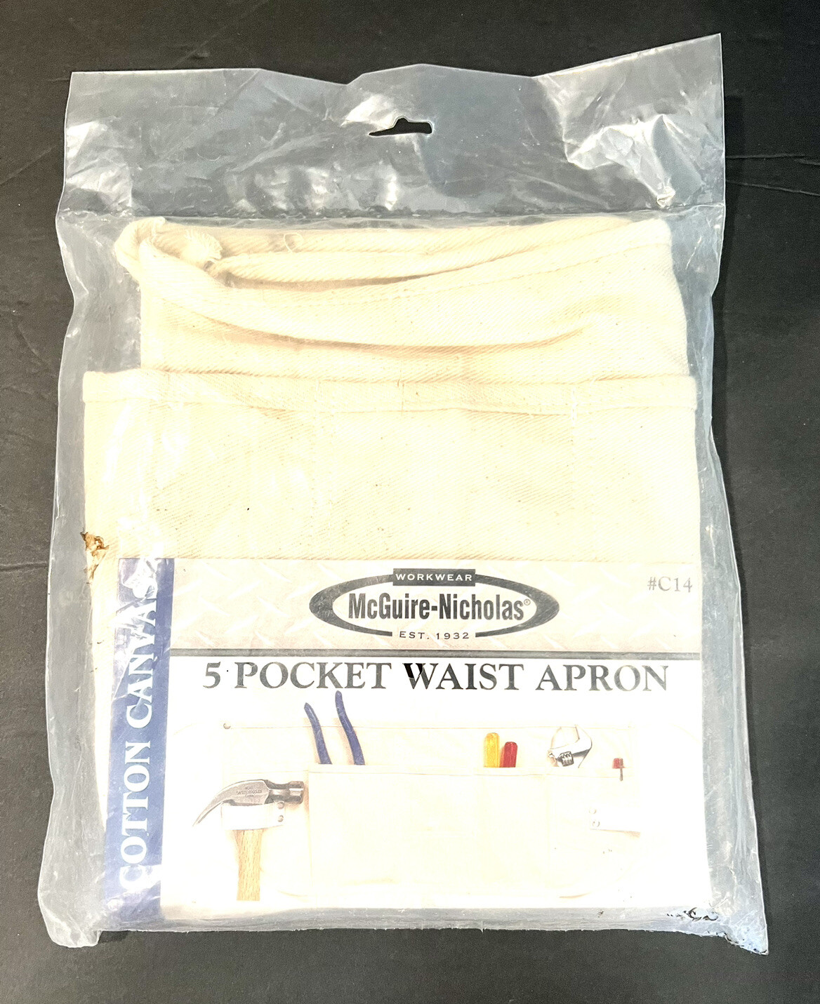 McGuire Nicholas 5 Pocket Tool Apron NEW C14 Cotton Canvas