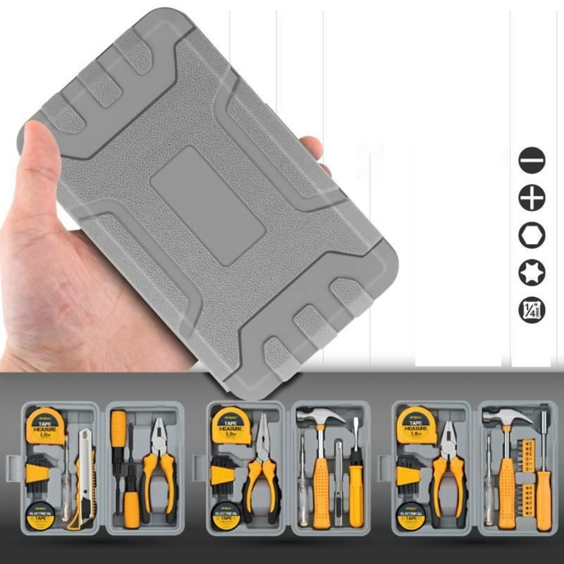 Multipurpose Home Repair Tool Kit Compact Storage Ergonomic Design For Household