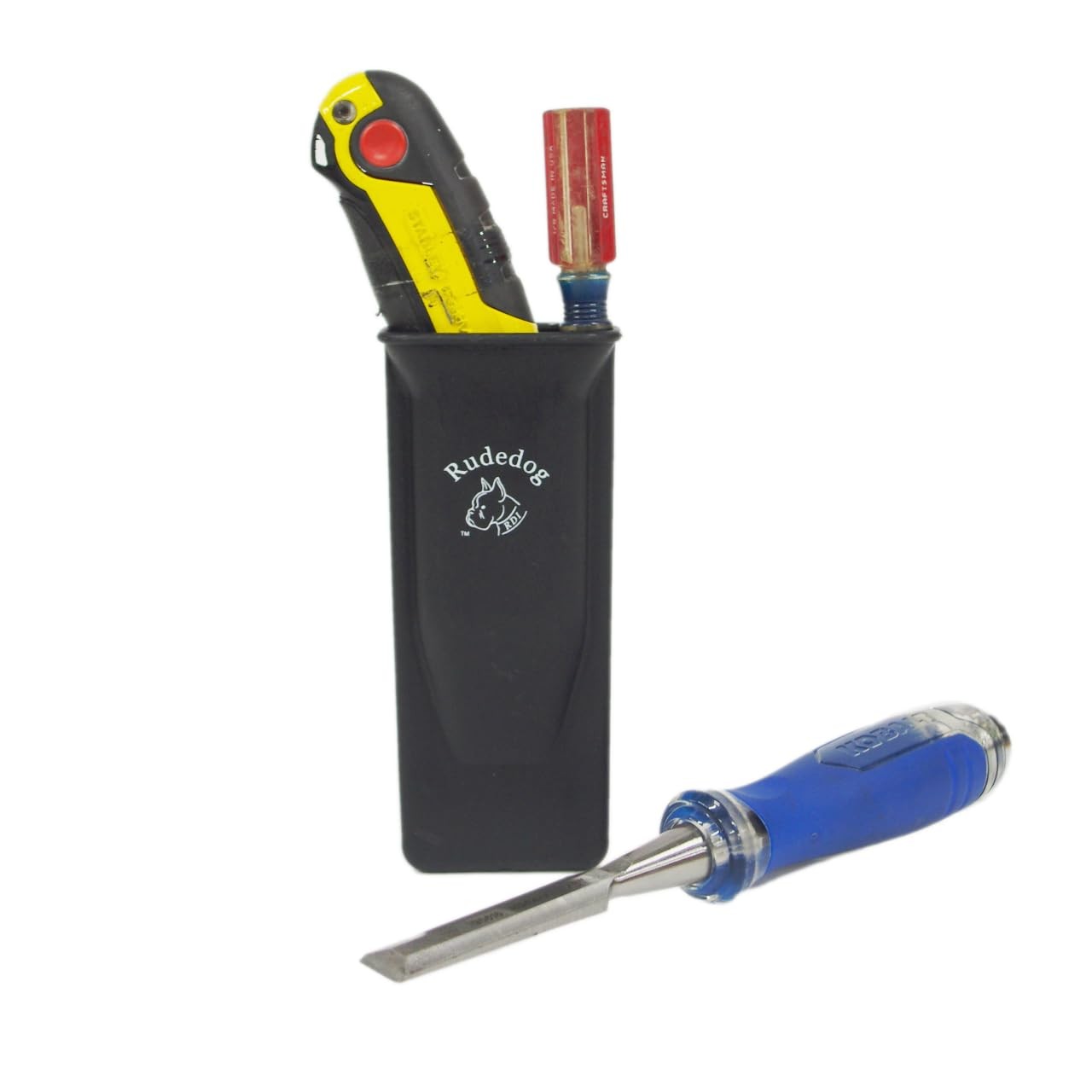 Black Utility Holster Pouch For Tools Carpenters Electricians Tradesmen