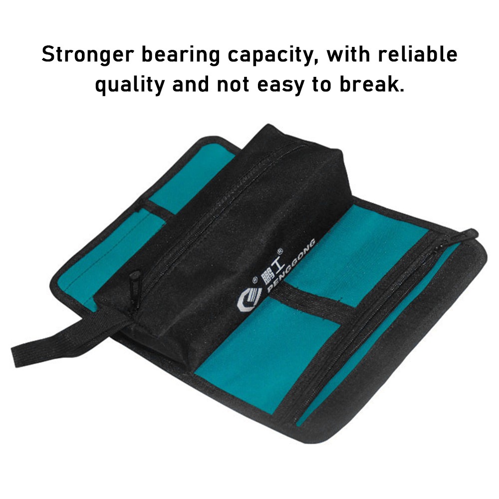 PENGGONG Tool Bag Wear-resistant Storage For Maintenance Tool Black & Green