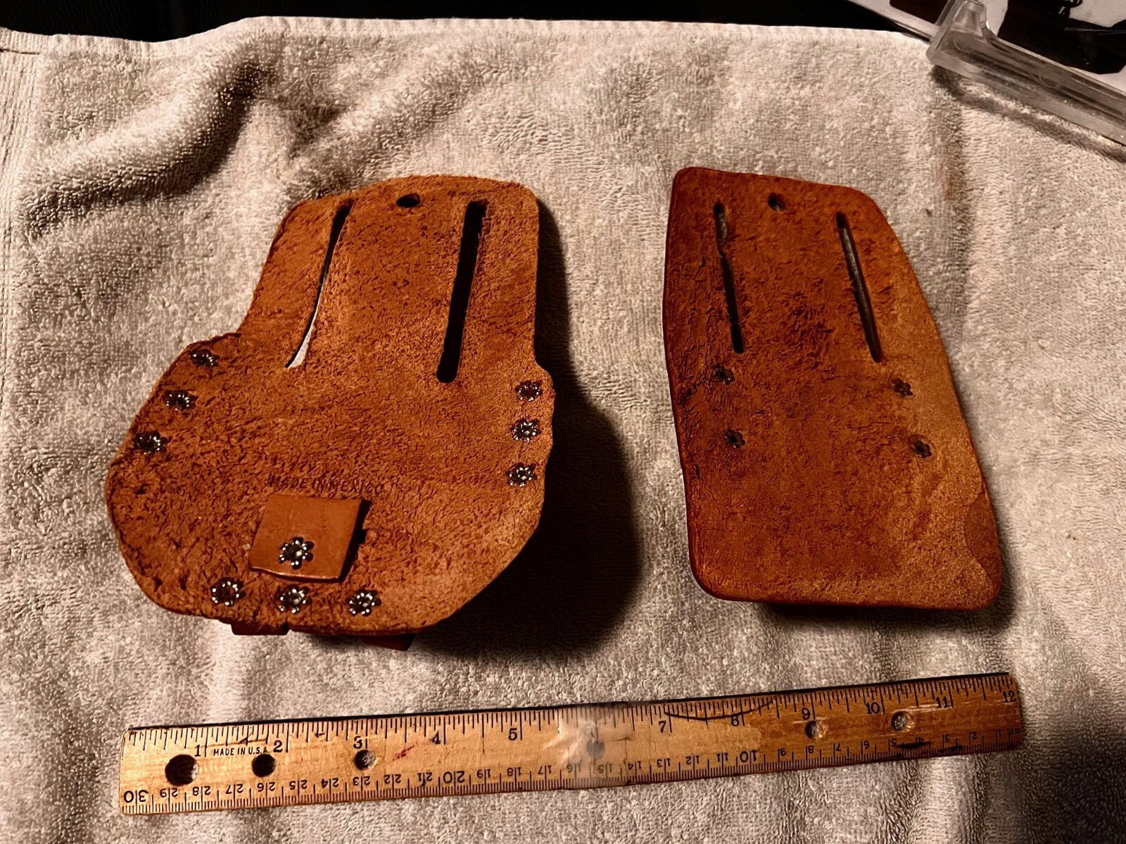 LEATHER ACTION Work Products A-469 & NICHOLAS HAMMER HOLDER #439 LEATHER CHEEP🔨