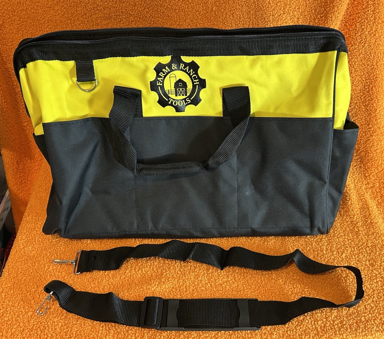 Farm And Ranch Tool Bag 18 X 9 Inches NEW W/O Tags, Has Shoulder Strap NICE!!!