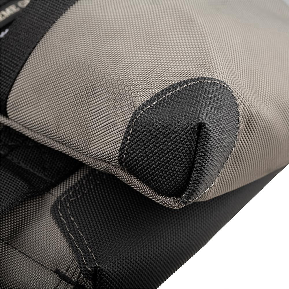 Mullet Buster 3 Bag Tool Belt with Suspenders in Grey, 55135, Black, Full Size