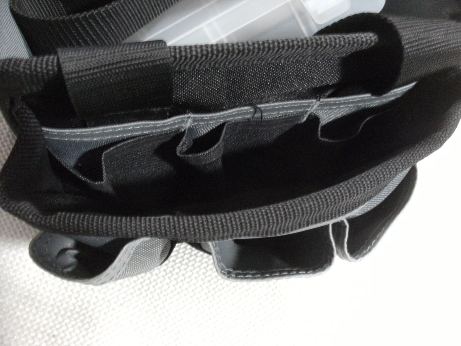 Mcguire Nicholas Black Hobby Electricians Tote Tool Bag with Pockets & Parts Bin