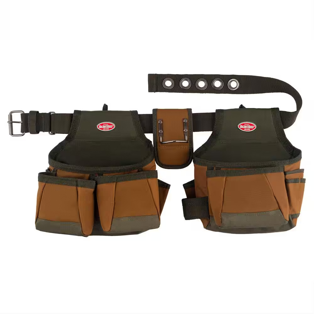 23.75 In. 10-Pocket Builder’S Work Tool Belt Rig