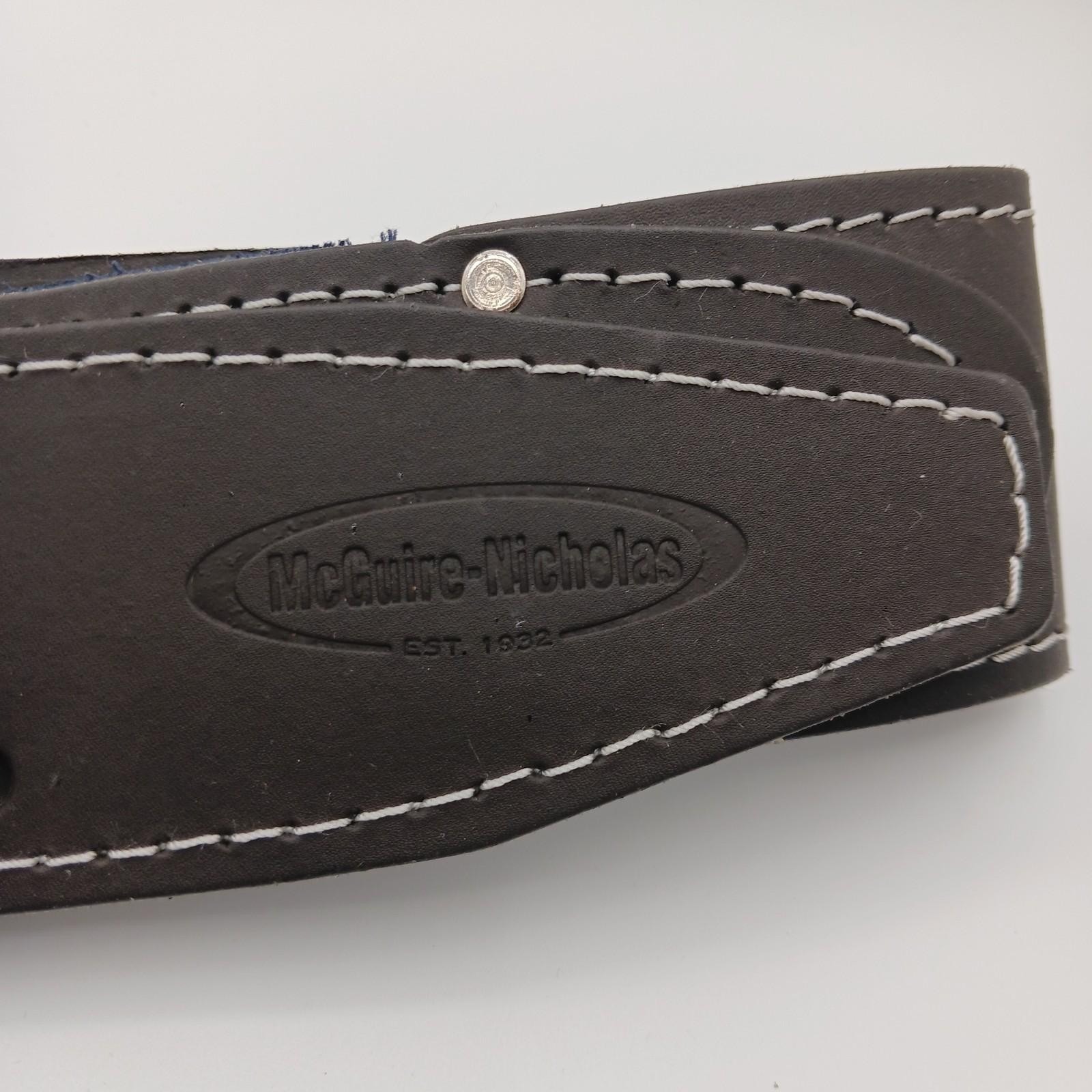 McGuire-Nicholas Men’s Standard 2 3/4″ inch Oil Tanned Leather Tool Work Belt