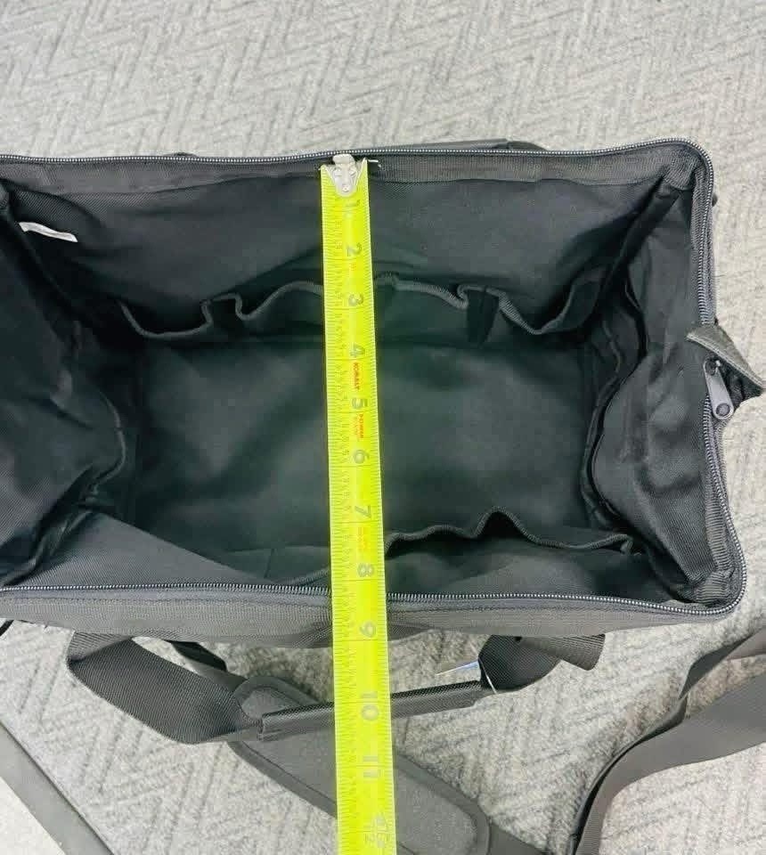 New Brightroom Heavy Duty Tool Bag Removable Carry Strap Black Utility Storage
