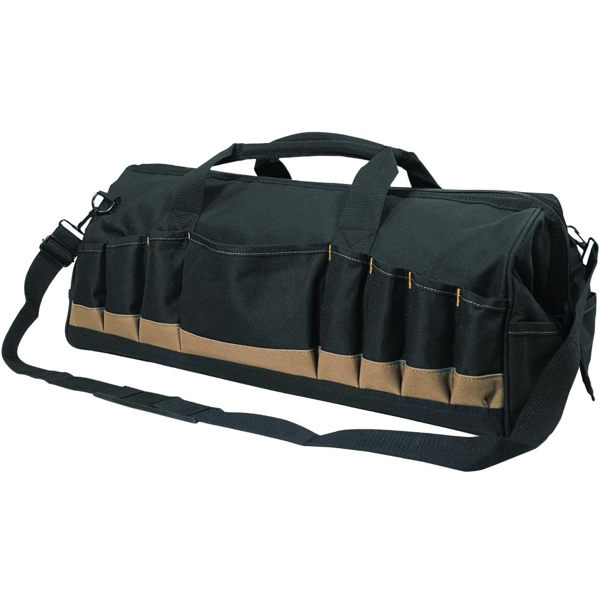 CLC Custom Leathercraft 24″ Megamouth Tool Bag 1164 Extra Large Tote 32 Pockets