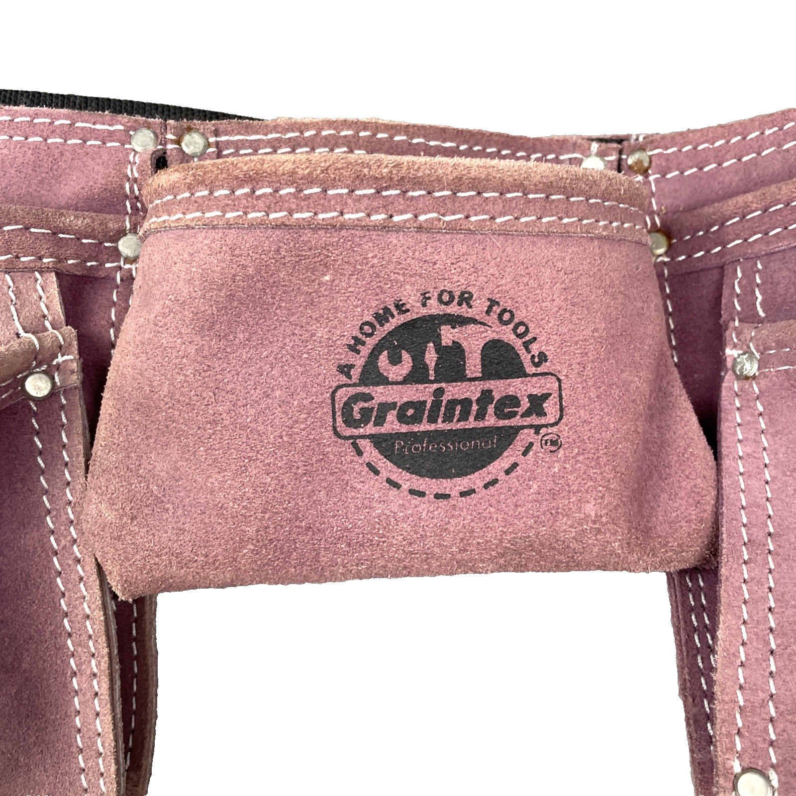 Graintex Professional Purple Suede Leather Tool Belt Work Apron