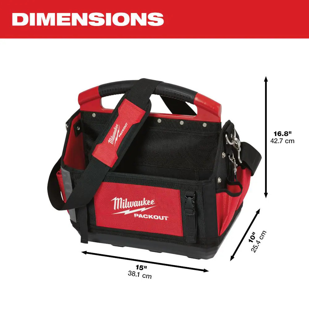 15 In. PACKOUT Tote with Tool Bag