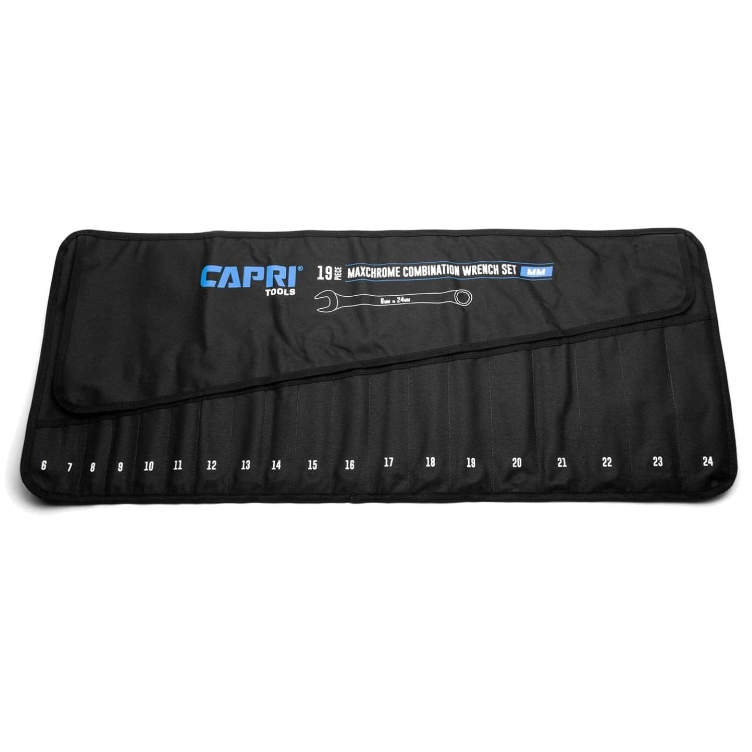 Metric Wrench Roll-Up Holder 19 Pockets