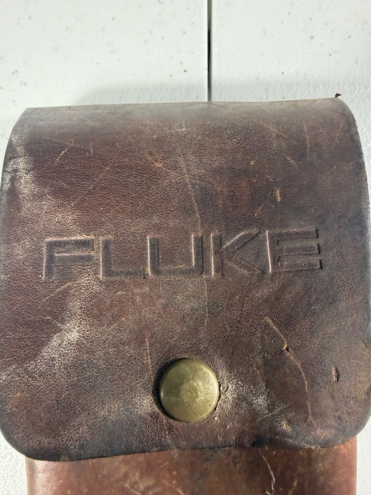 Vintage Fluke Leather Tool Case Holster C510 Belt Pouch USA Made