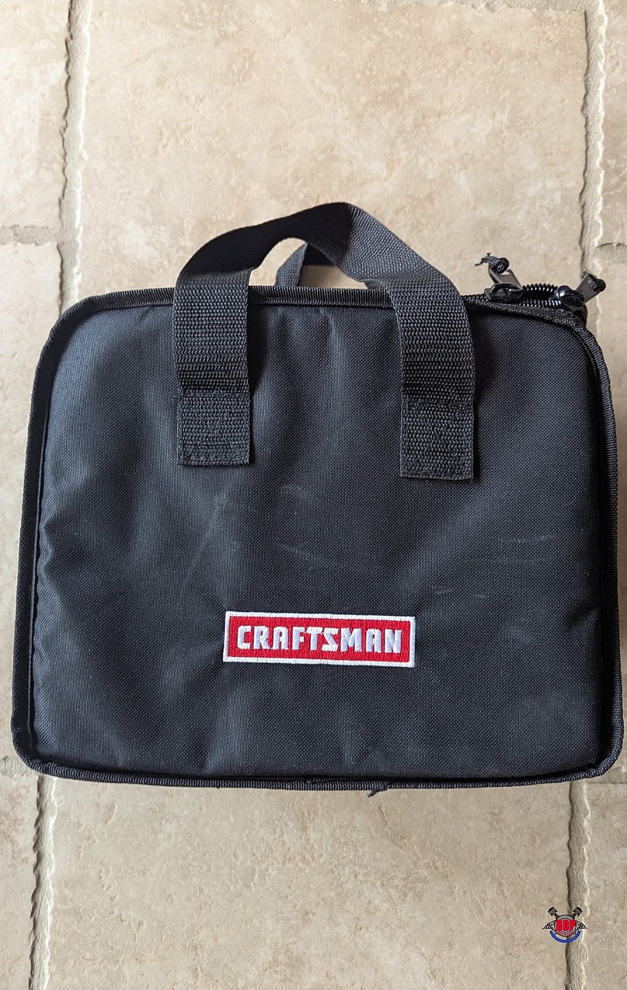 Craftsman 12 x 10 x 8 Tool Bag Canvas Zipper Tote Carrying Case, Nice Condition