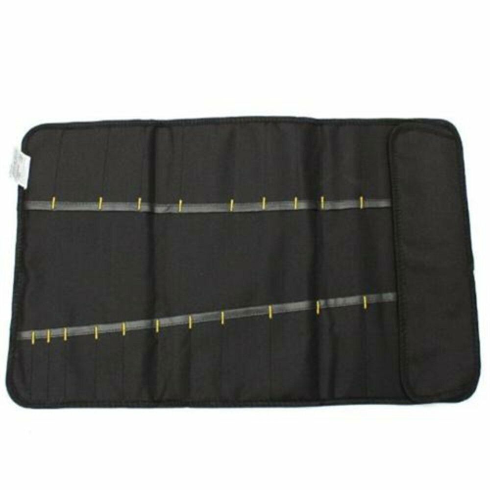 Hardware Tools Roll Plier Screwdriver Spanner Carry Case Pouch Bag 22 Pockets