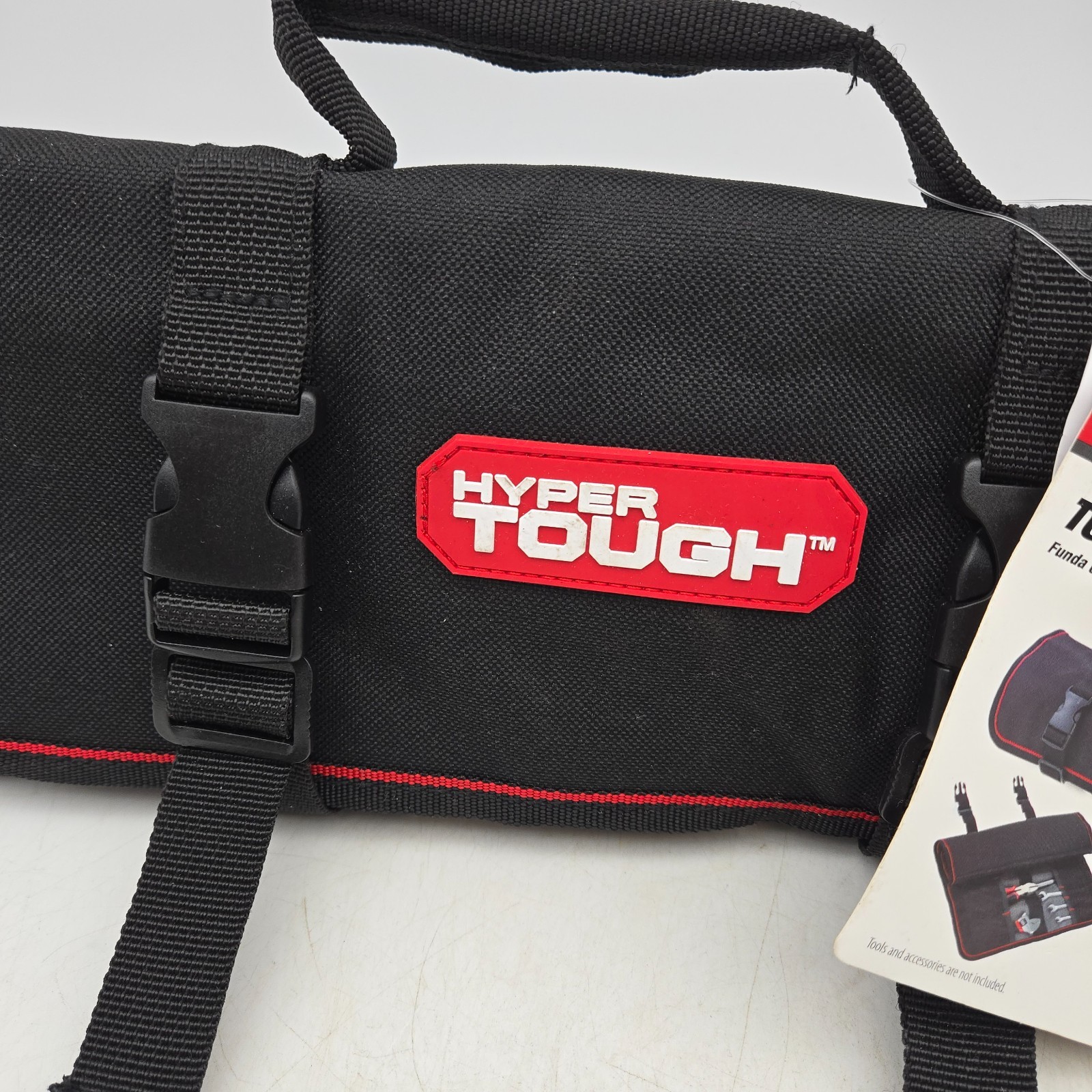 Hyper Tough Tool Roll TT50217D Black Nylon Tool Bag Holder