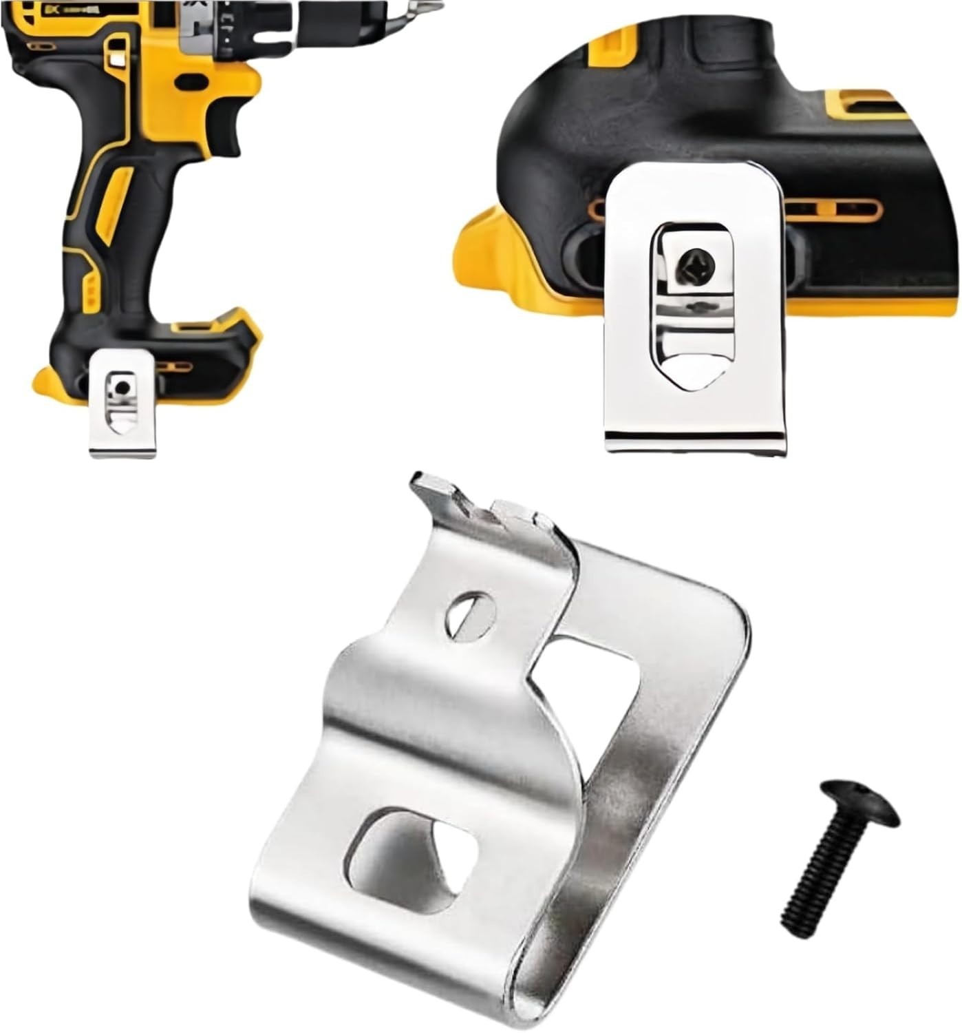 Efficient 9-Pack Belt Clip Hooks for Dewalt 20V MAX Tools with Screws Included