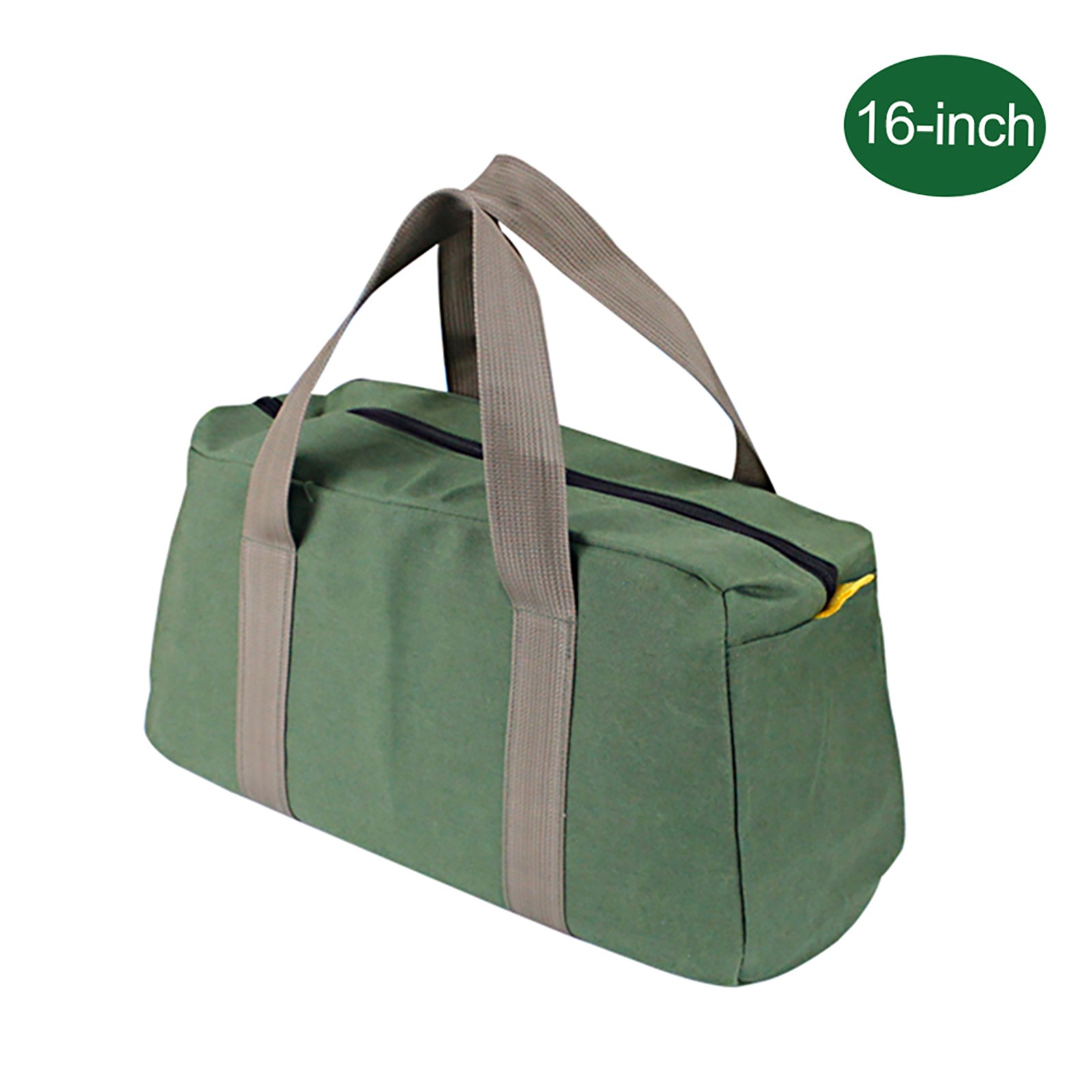 PENGGONG Large Thickened Wear Resistant Tool Storage Bag 16 Inch Army Green V1