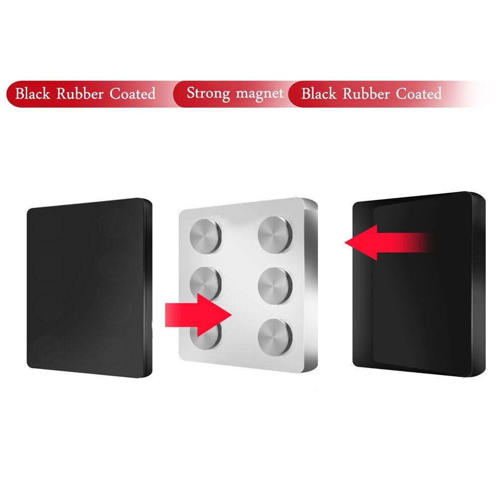2PCS Magnetic Belt Clip Heavy Duty Magnetic Tool Holder Belt Clip Black Magne…