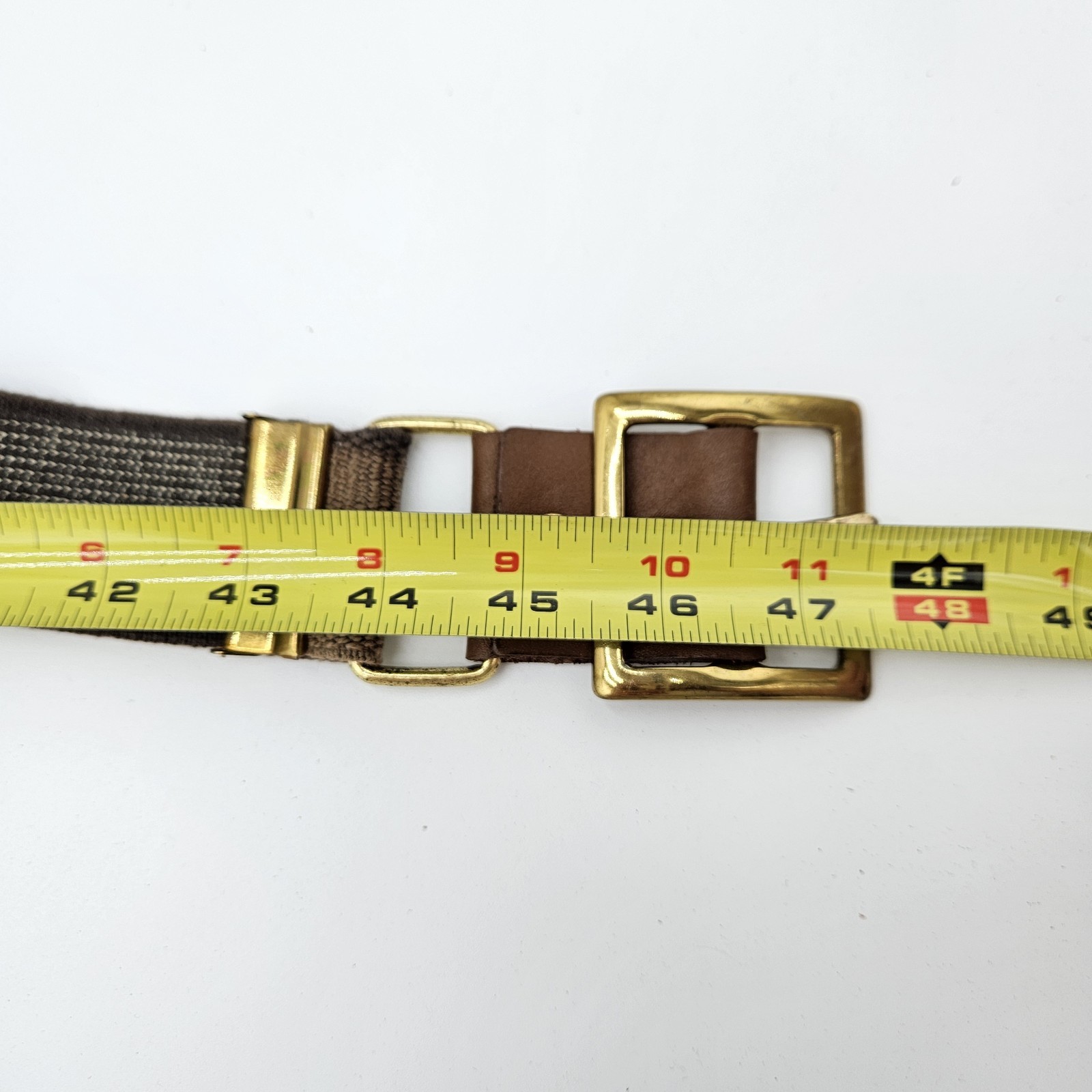 3 Vintage Tool Belts, Belts only, Canvas & Leather, Adjustable Size, Buckles