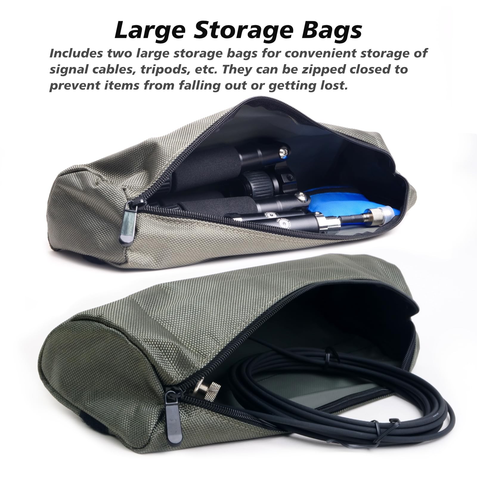 Gabil Antenna Roll Bag For Ham Radio Gr-Arb01 Army Green 1680D Water-Resistant