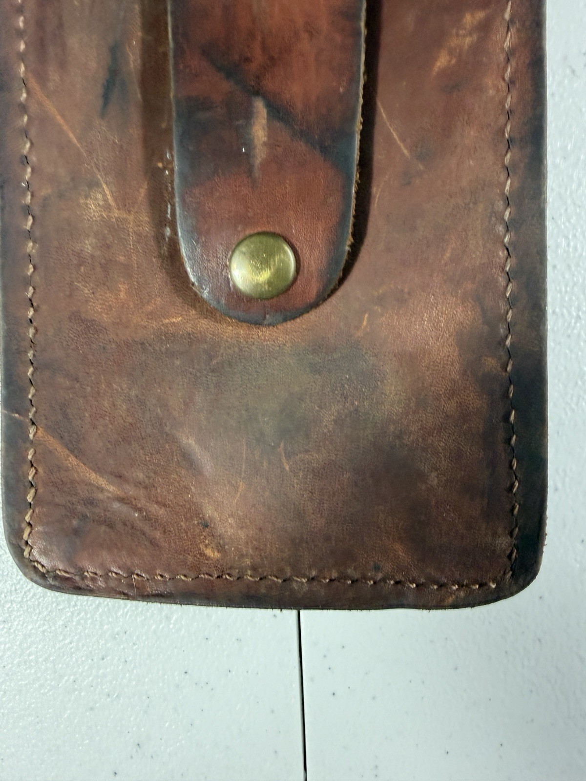Vintage Fluke Leather Tool Case Holster C510 Belt Pouch USA Made
