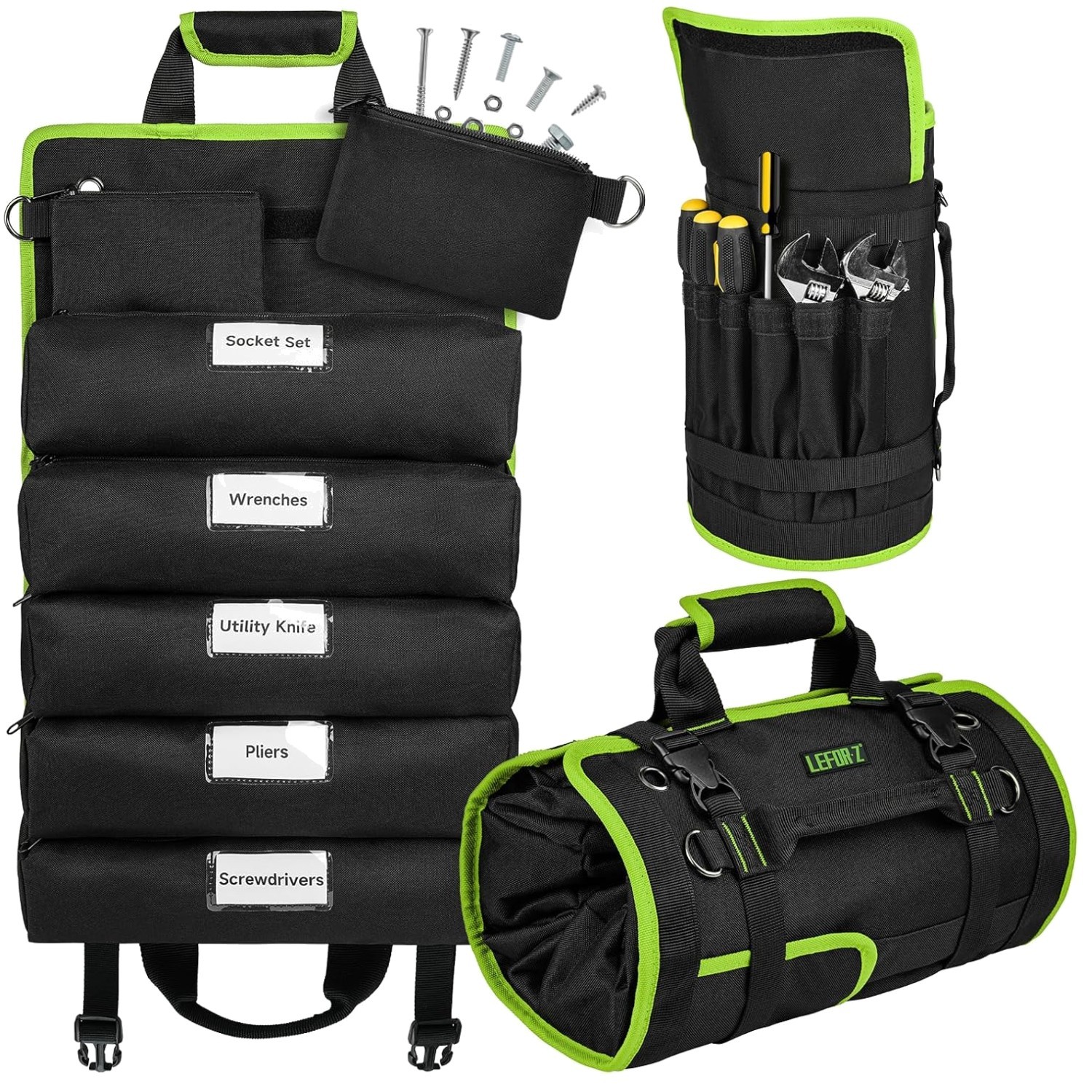Versatile Tool Carrier Bag for Mechanics, Electricians